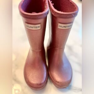 Hunter Boots for kids - pink sparkly